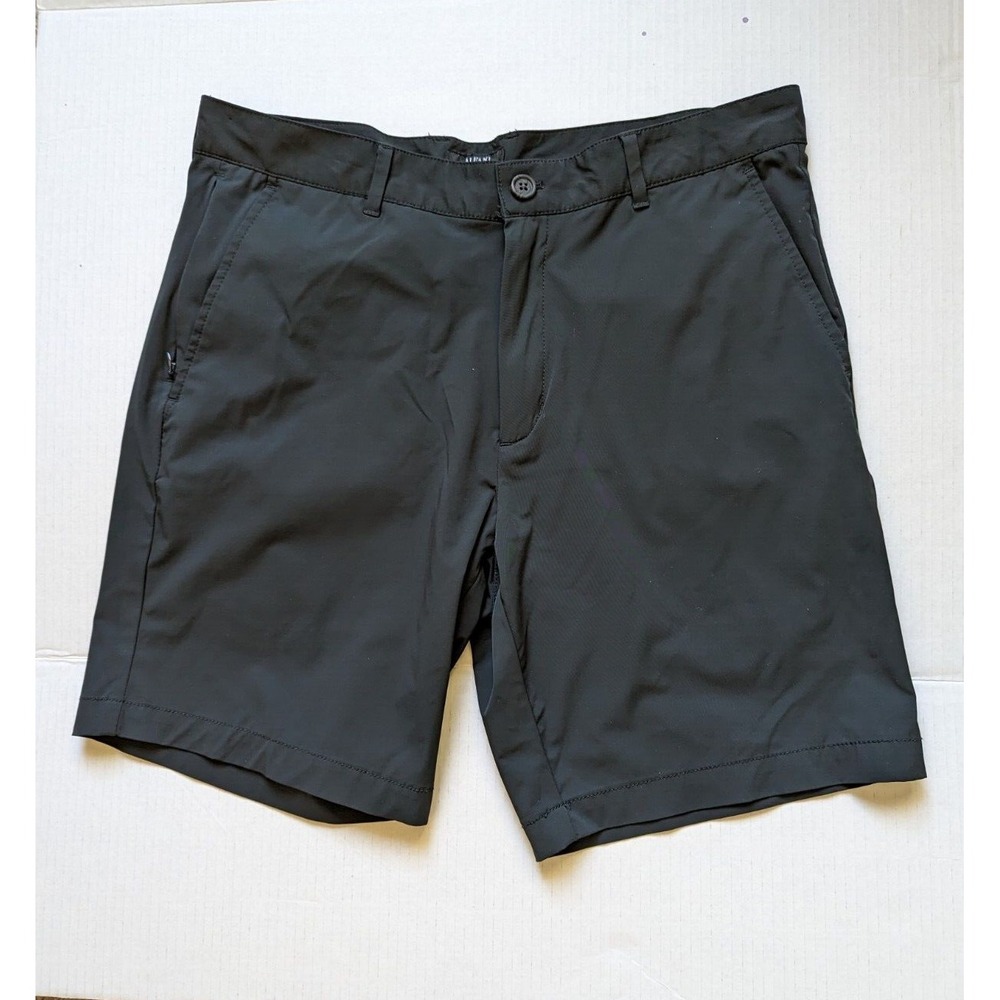 Alfani Black Shorts  Men's Size 33 Pockets Nylon Spandex
